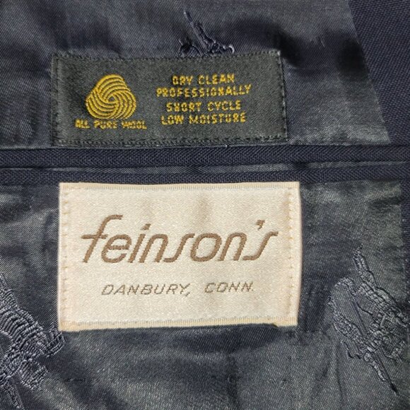 Burberry Vintage Men's Navy Blue Blazer 40R - Picture 7 of 10